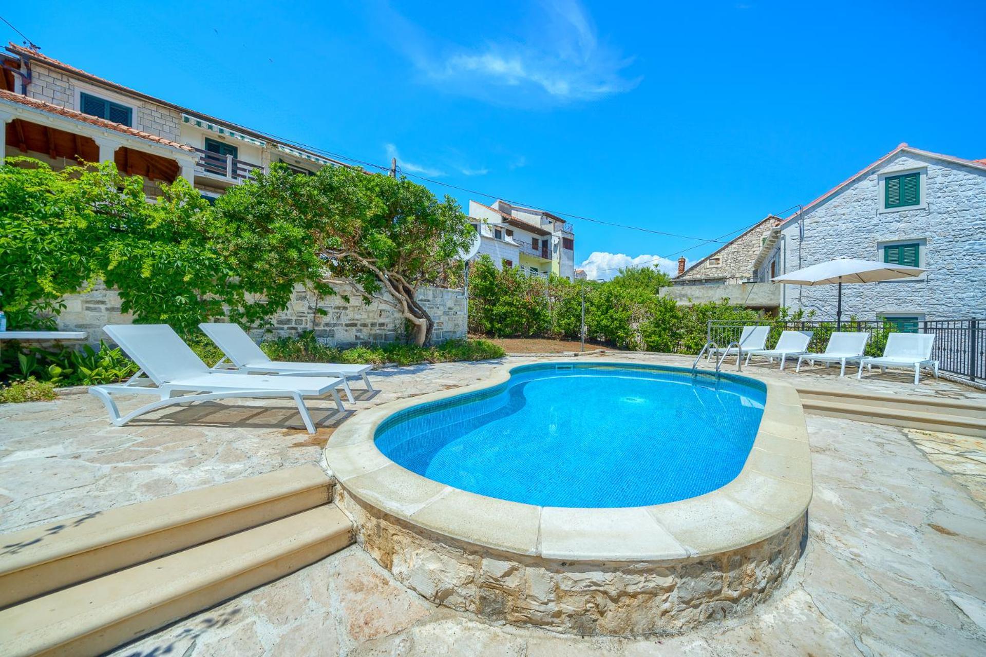 סומרטין Villa Bonaca Perfect Location For A Holiday With Friends Or Family, Heated Pool מראה חיצוני תמונה