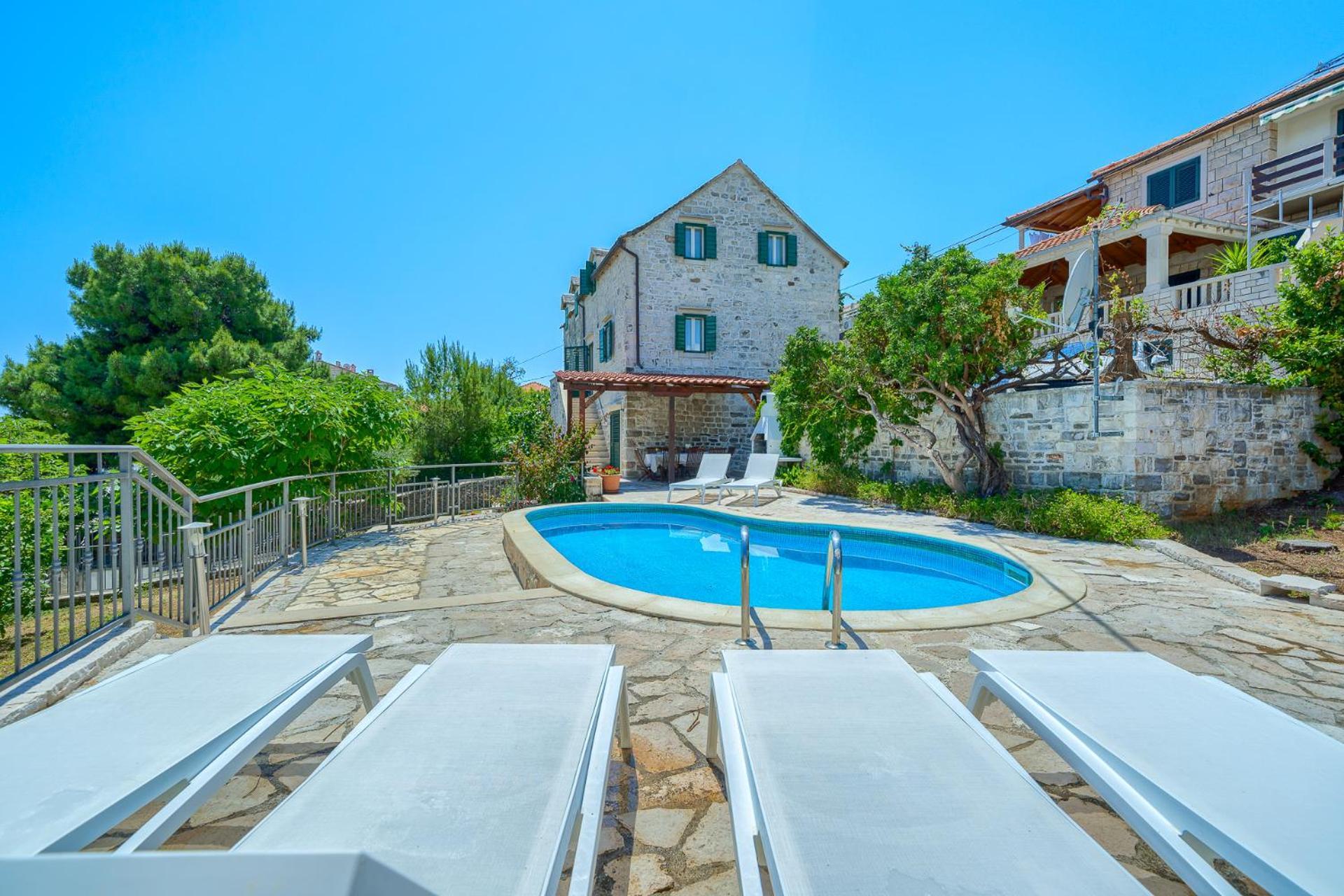 סומרטין Villa Bonaca Perfect Location For A Holiday With Friends Or Family, Heated Pool מראה חיצוני תמונה