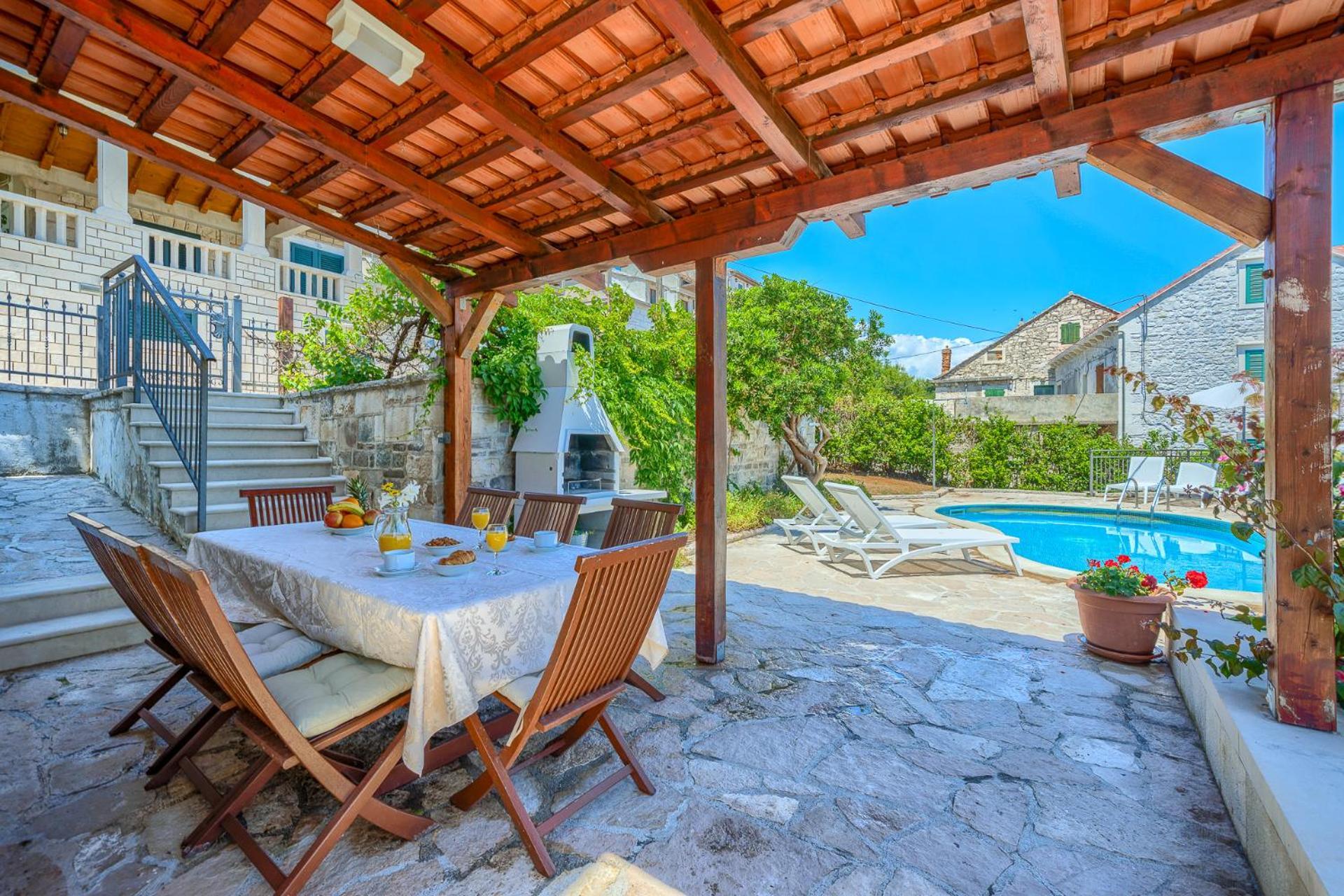 סומרטין Villa Bonaca Perfect Location For A Holiday With Friends Or Family, Heated Pool מראה חיצוני תמונה