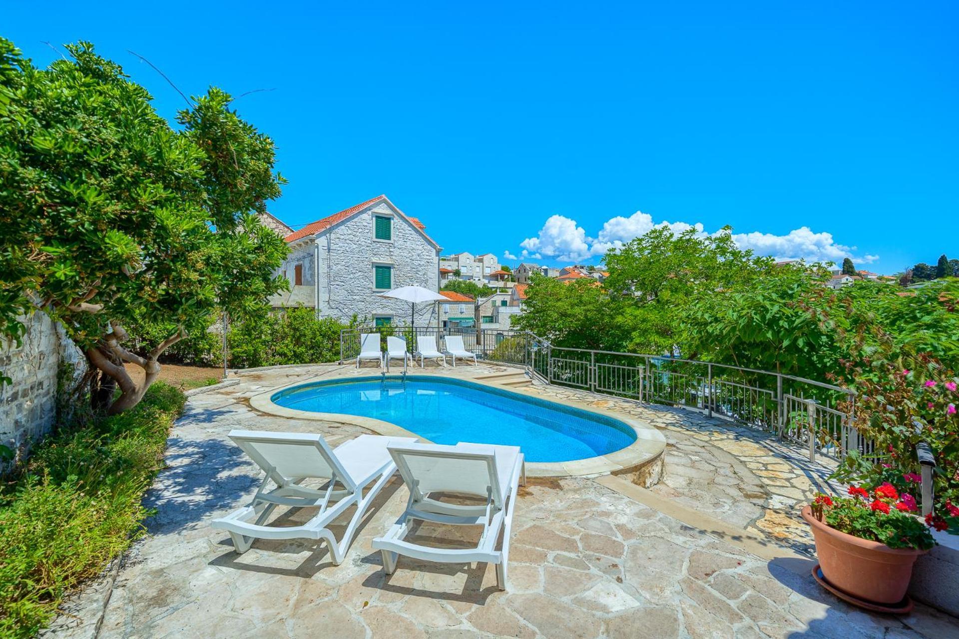 סומרטין Villa Bonaca Perfect Location For A Holiday With Friends Or Family, Heated Pool מראה חיצוני תמונה